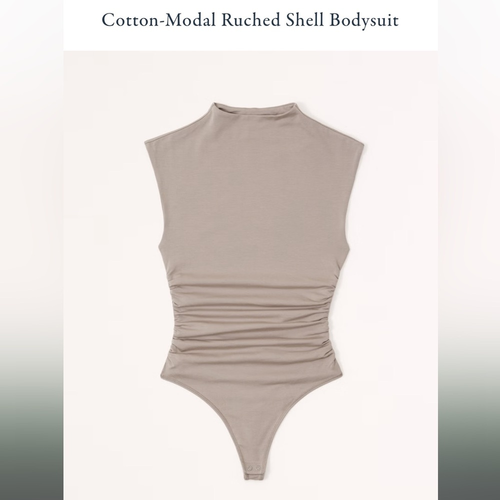 NWT Abercrombie Ruched Bodysuit